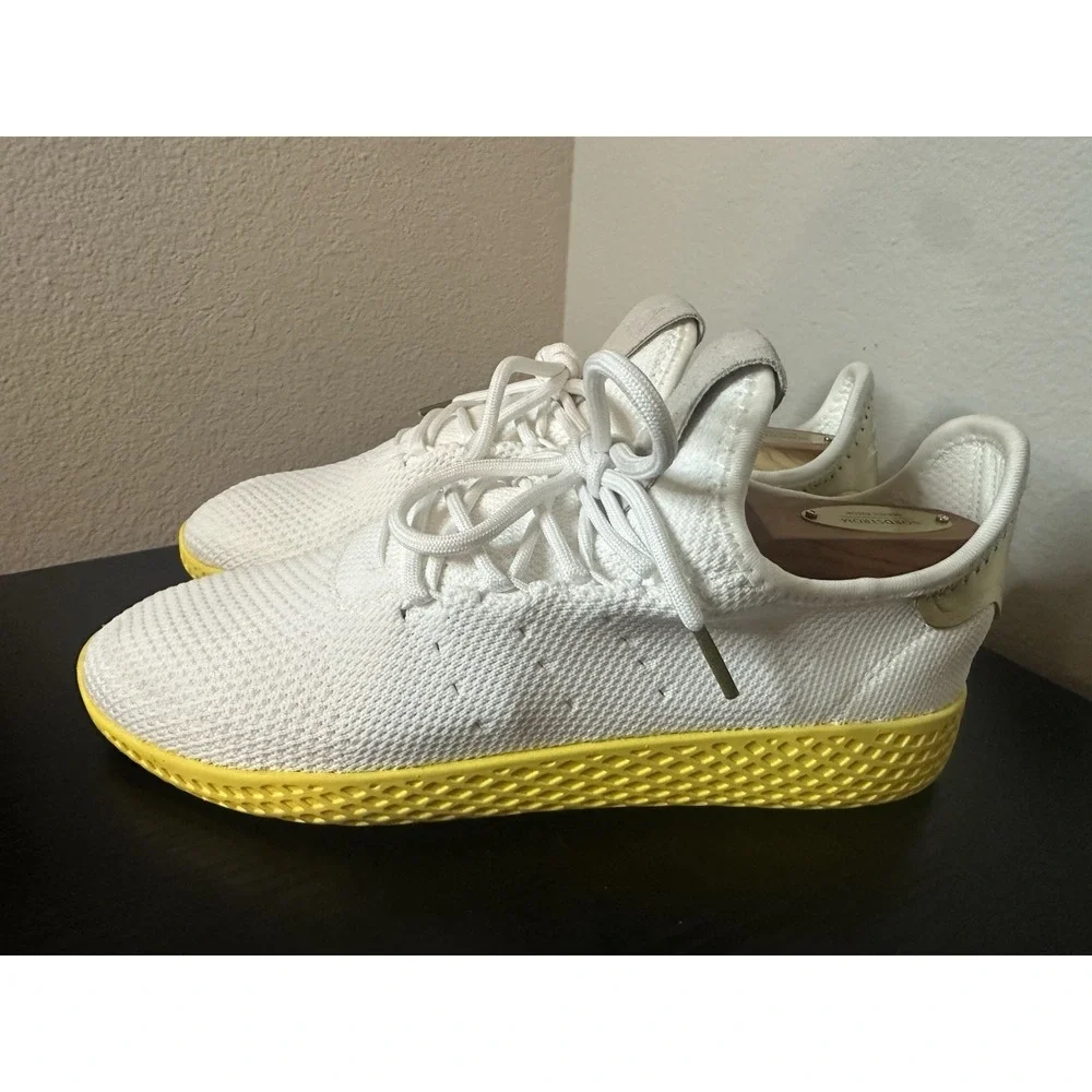 Adidas Pharrell Tennis Hu Yellow 2017‎ Size 7 Authentic Rare VNDS BY2674